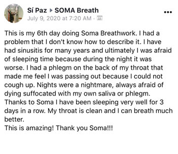 SOMA Breath Testimonial - Si Paz