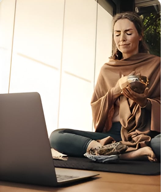 Learn online person at our training events