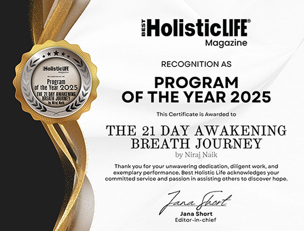 Named Program Of The Year 2025 By Best Holistic Life Magazine