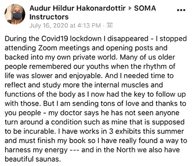SOMA Breath Testimonial Audur Hildur Hakonardottir